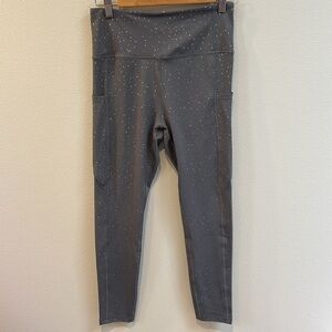 High rise Maven Thread grey and silver legging large